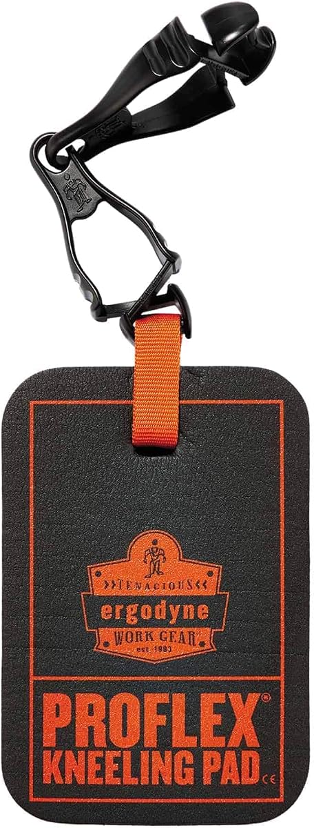 Ergodyne ProFlex 365 Mini Kneeling Pad with Glove Grabber, 4" x 6" x 1, Black