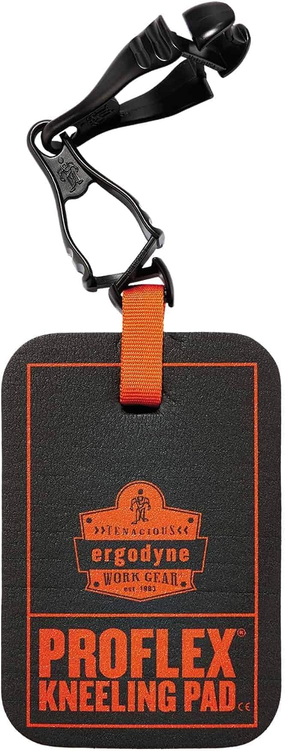Ergodyne ProFlex 365 Mini Kneeling Pad with Glove Grabber, 4" x 6" x 1, Black
