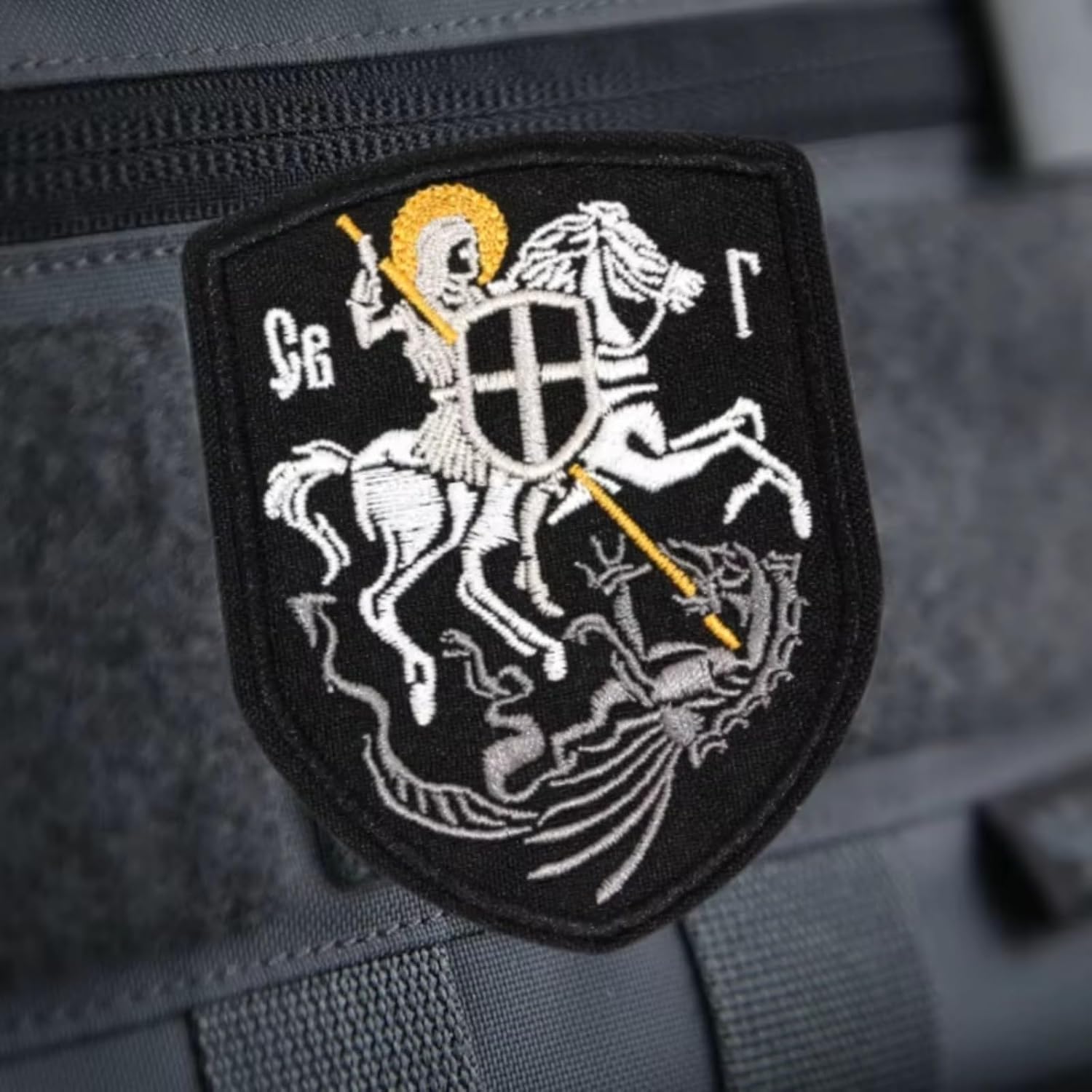 2 Pcs Knight Crusader Tactical Patches for Backpacks image 4