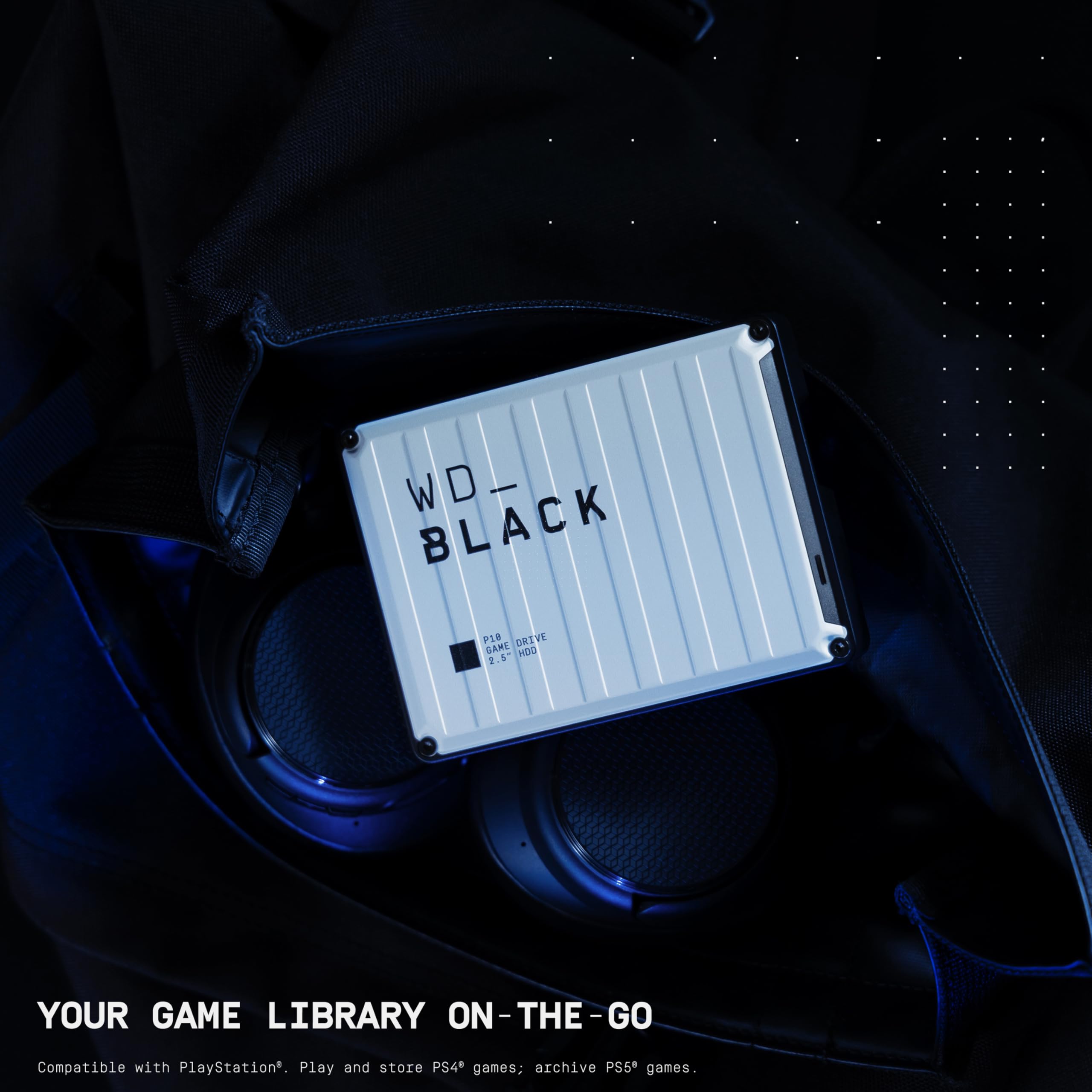 WD_Black P10 6 to Game Drive, Works with PlayStation pour accéder Partout à Vos Jeux PlayStation