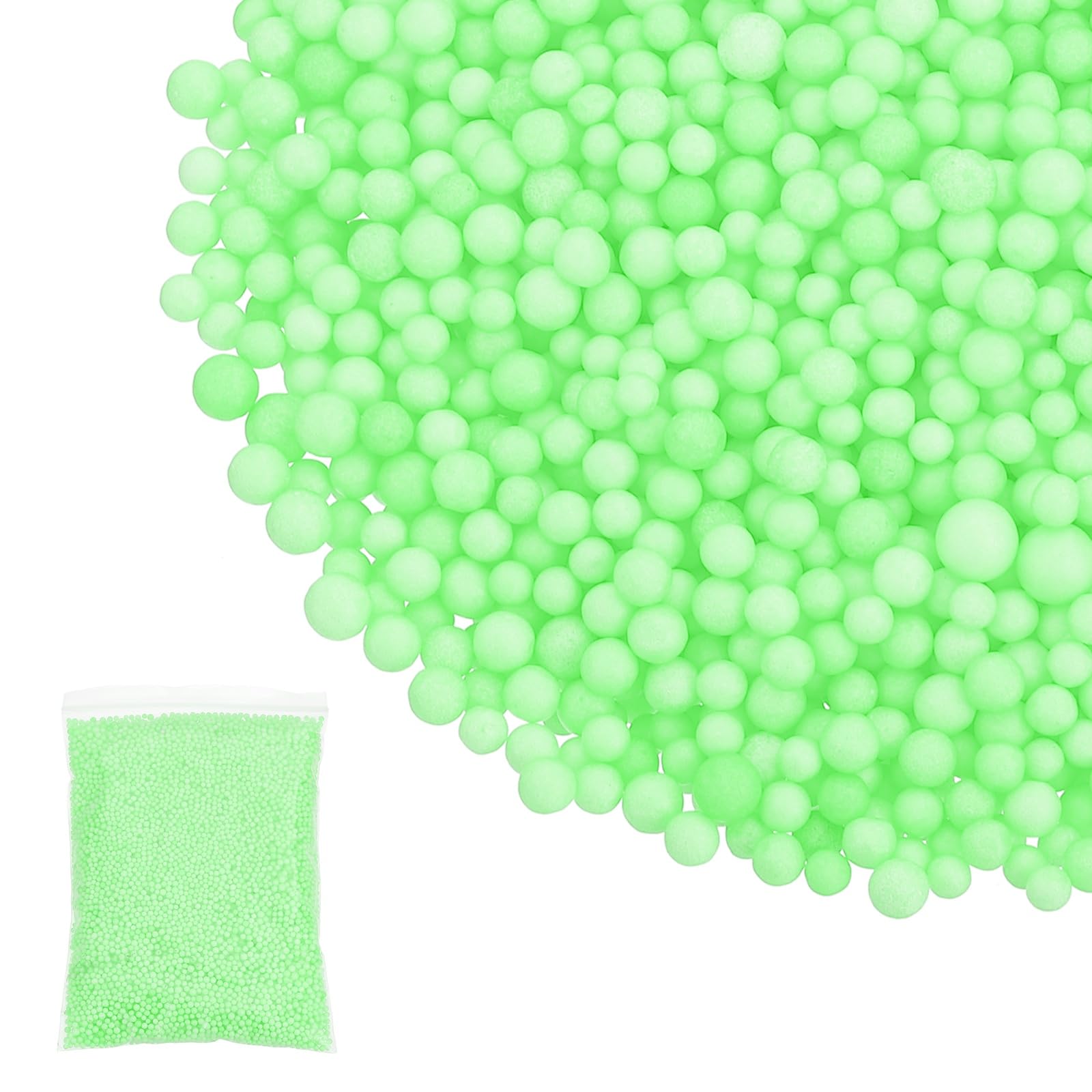 PATIKIL Foam Beads, 2-3mm Foam Balls, Mini Small Balls Polystyrene Beads for DIY Craft Supplies Wedding Party Art Homemade