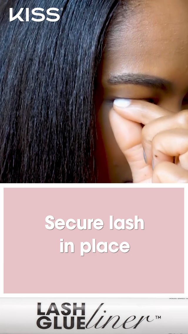 Image of Kiss Lash Glueliner, Eyeliner Lash Glue, 2-in-1 Felt-Tip Eyeliner and Lash Adhesive, Includes 1 Glue Liner, Long Lasting Wear, Can Be Used with Strip Lashes and Lash Clusters