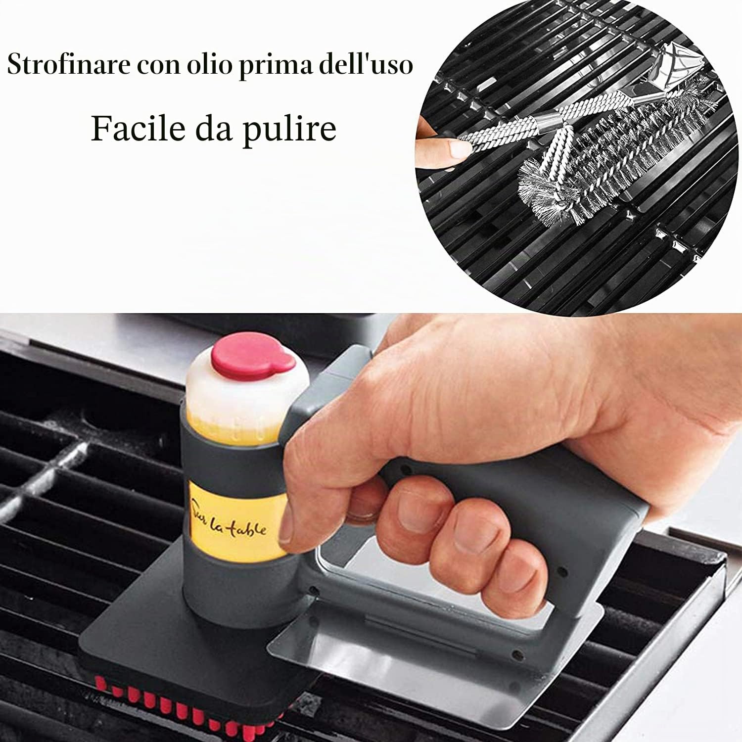 GFTIME Griglie di cottura in ghisa, 43 x 21 cm, per Charbroil Gas2Coal 330, Charbroil Advantage Series, Barbecook Siesta 310, Landmann Triton 3&4, Profi Cook PC-GG 1058/1059, 2 pezzi di ricambio