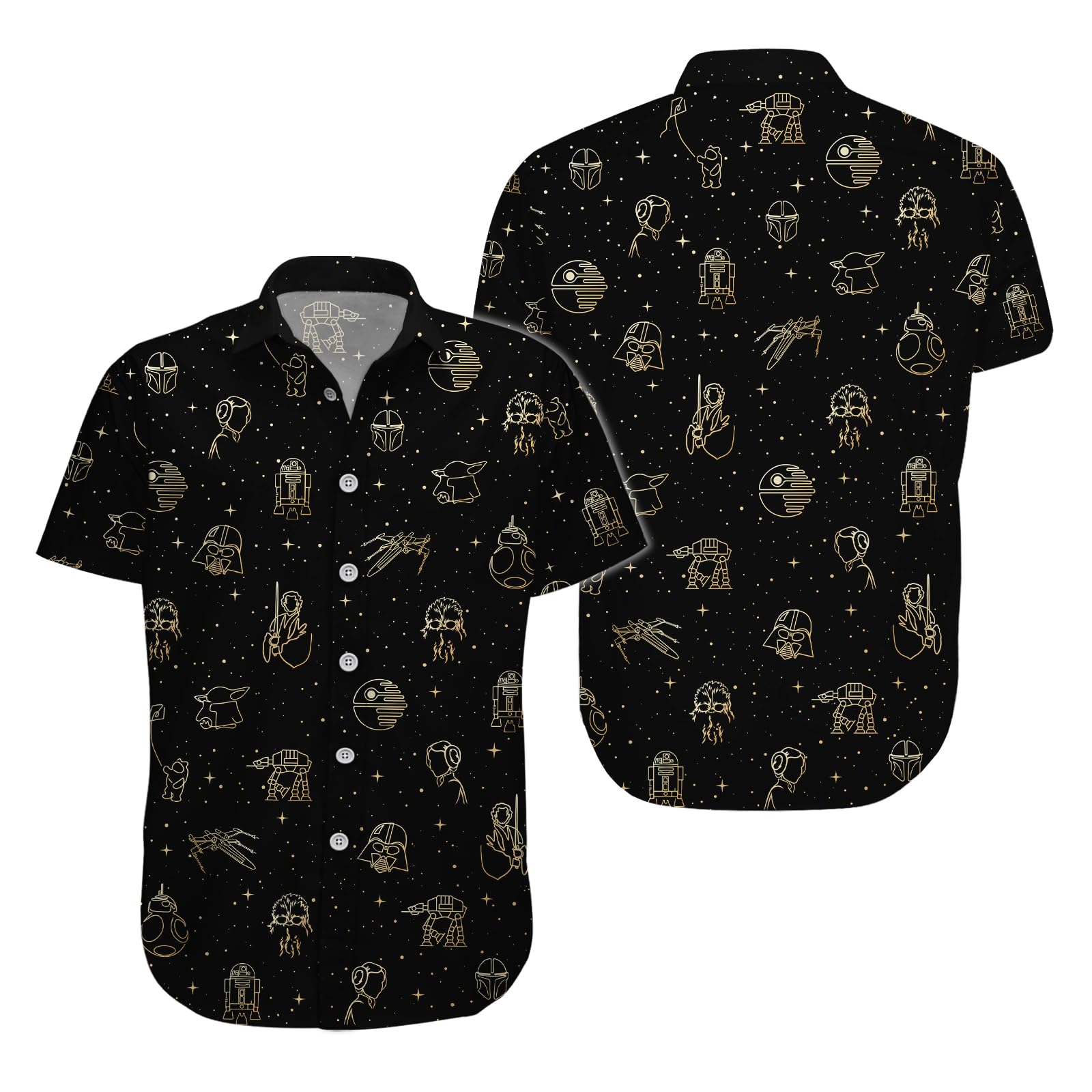 Anime Movie Short Sleeve Shirt, Funny Anime Button Down Shirt, Manga Hawaiian Shirt, Birthday Gifts