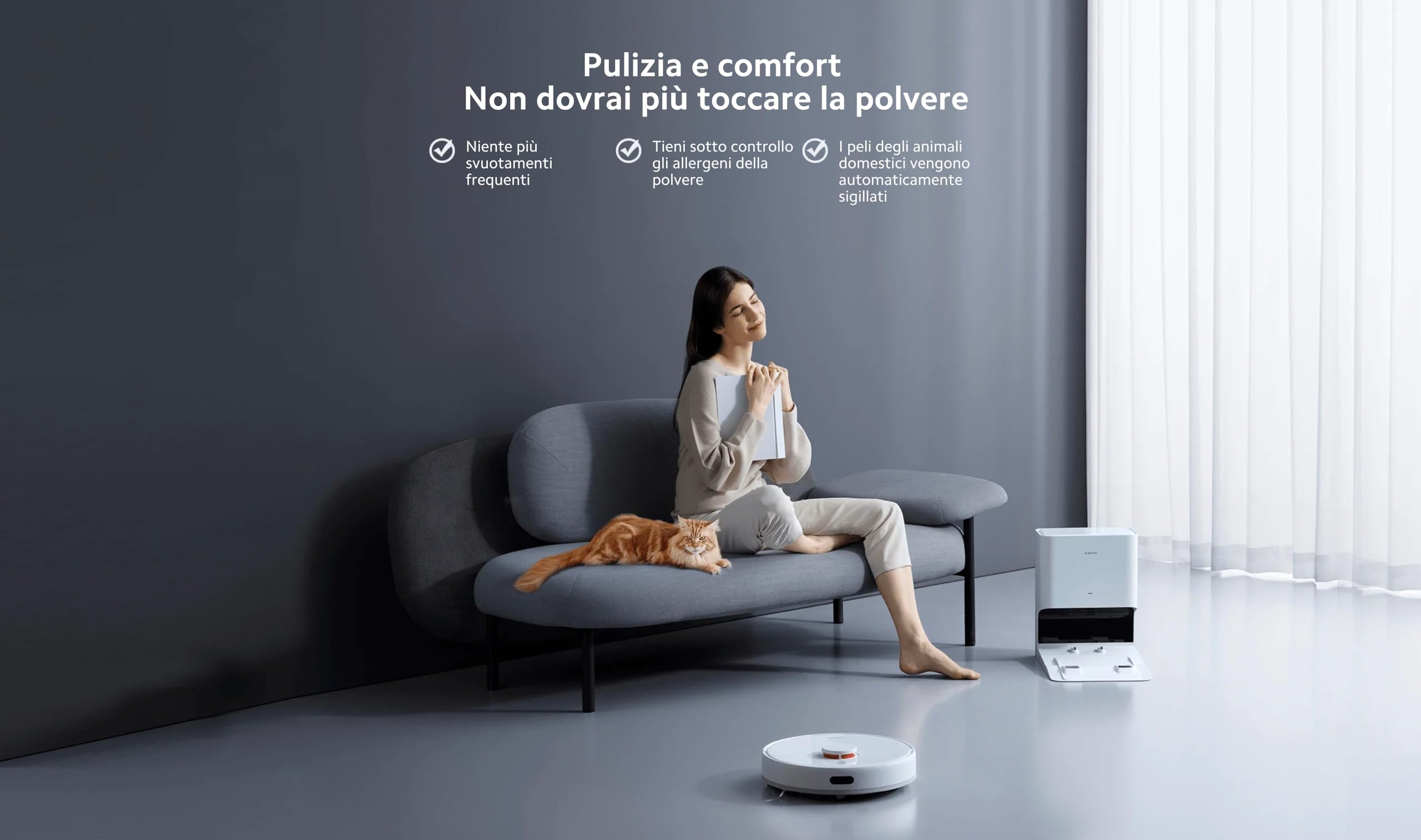 XIAOMI Robot Vacuum X10 - Robot Aspirador y fregasuelos con Sistema Inteligente de navegación láser (LDS), succión de 4000 Pa, Base de autovaciado, 5200 mAh, Blanco (Versión ES + 3 años de garantía)