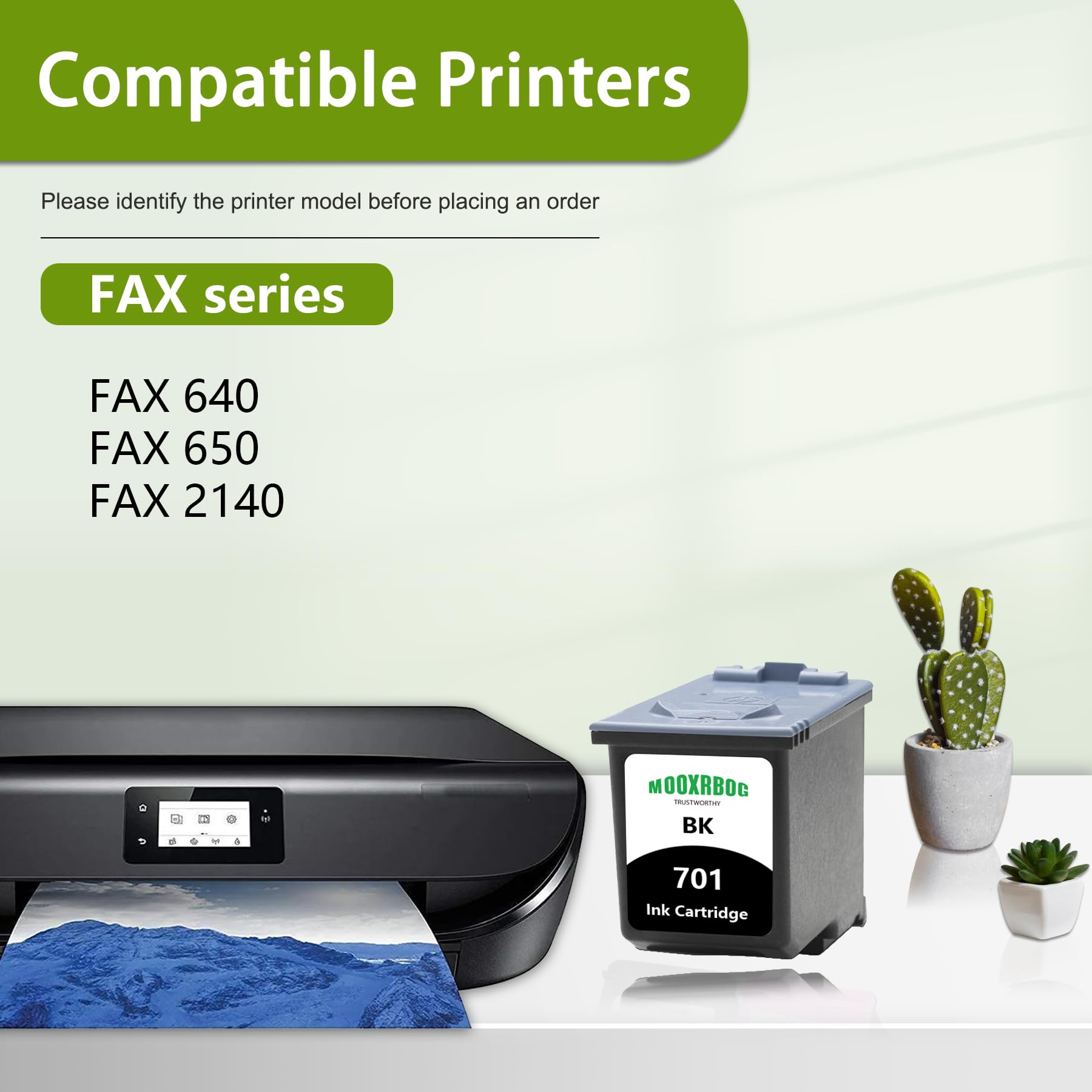 Confezione 2 Pezzi Di Ricambio Per Cartuccia Inchiostro Nero HP 701 - Foto 6