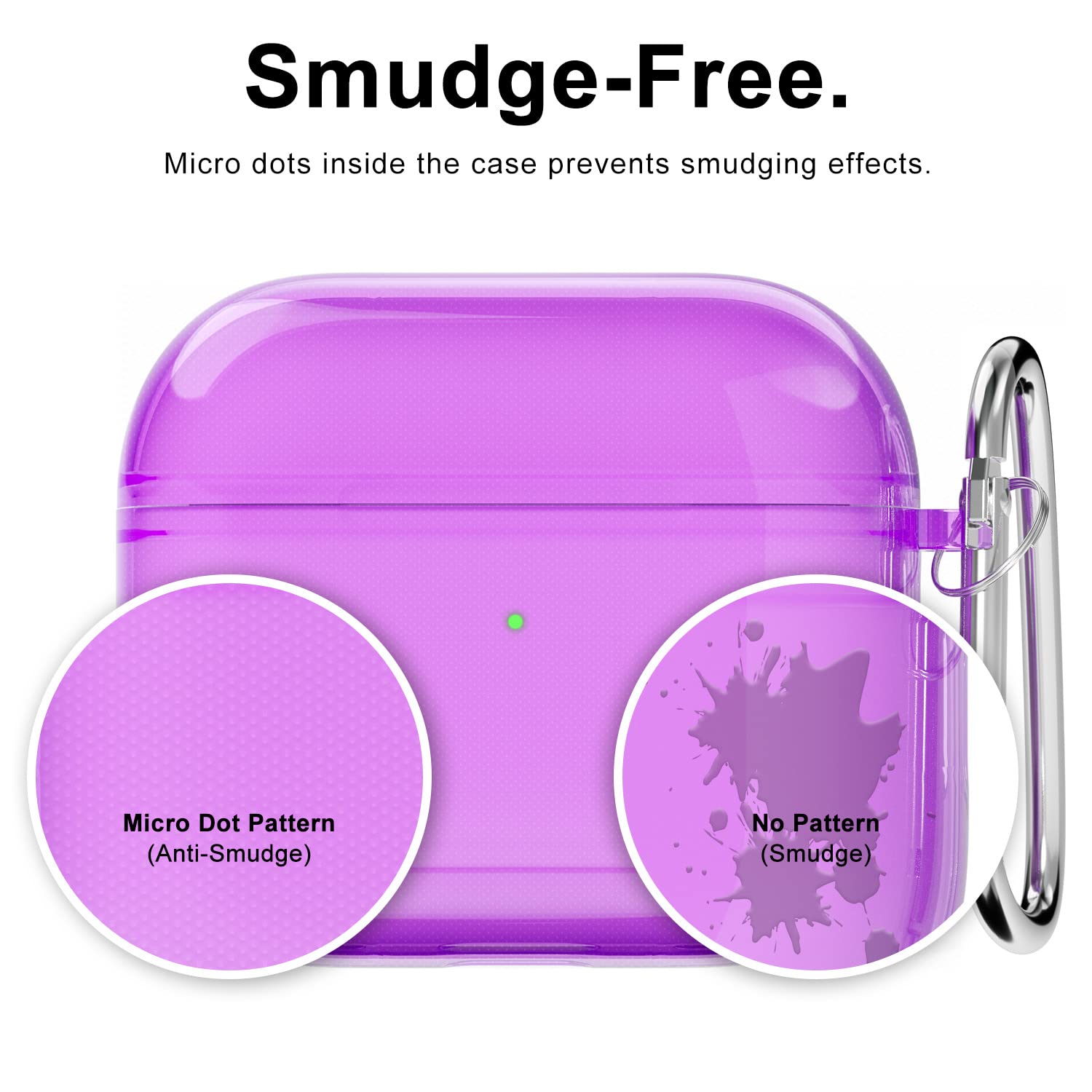 Svanove for Airpods 4 Case Clear Hard, Transparent Simple Cute Airpods 4th Generation Case with Keychain, Girly Y2k Aesthetic Trendy Airpods Cover Accessories for Women Girl, Neon Hot Pink — view 42