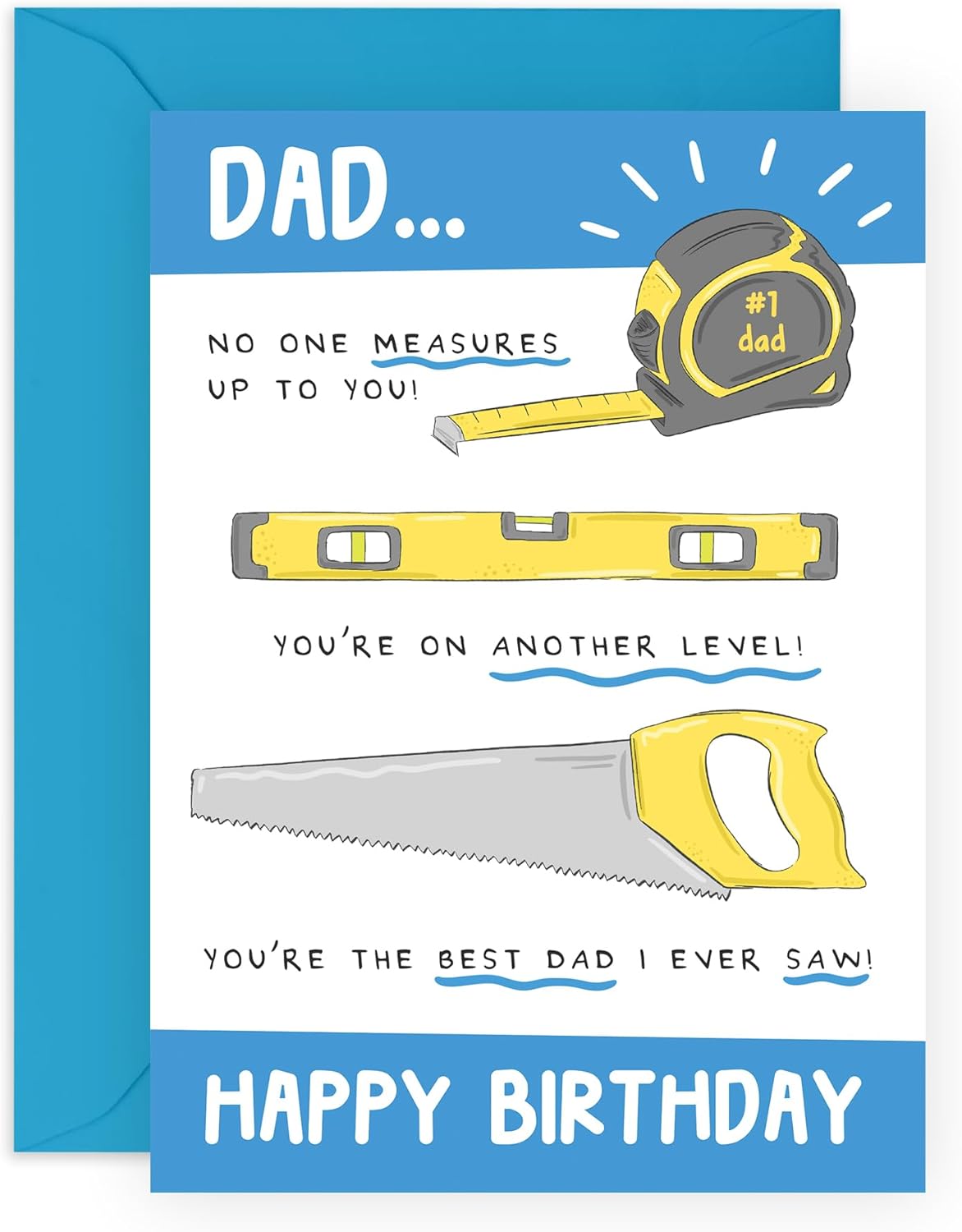 CENTRAL 23 Dad Jokes Card For Him Funny Dad Birthday