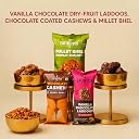 Anmol - 9-Item Rakhi Gift Hamper - 2 Rakhi Combo - Chocolate Coated Cashews, Dry-Fruit Laddoos & Millet Snacks & Herbal Tea, Rakhi for Brother with Gift Combo Set by Eat Better Co gallery image