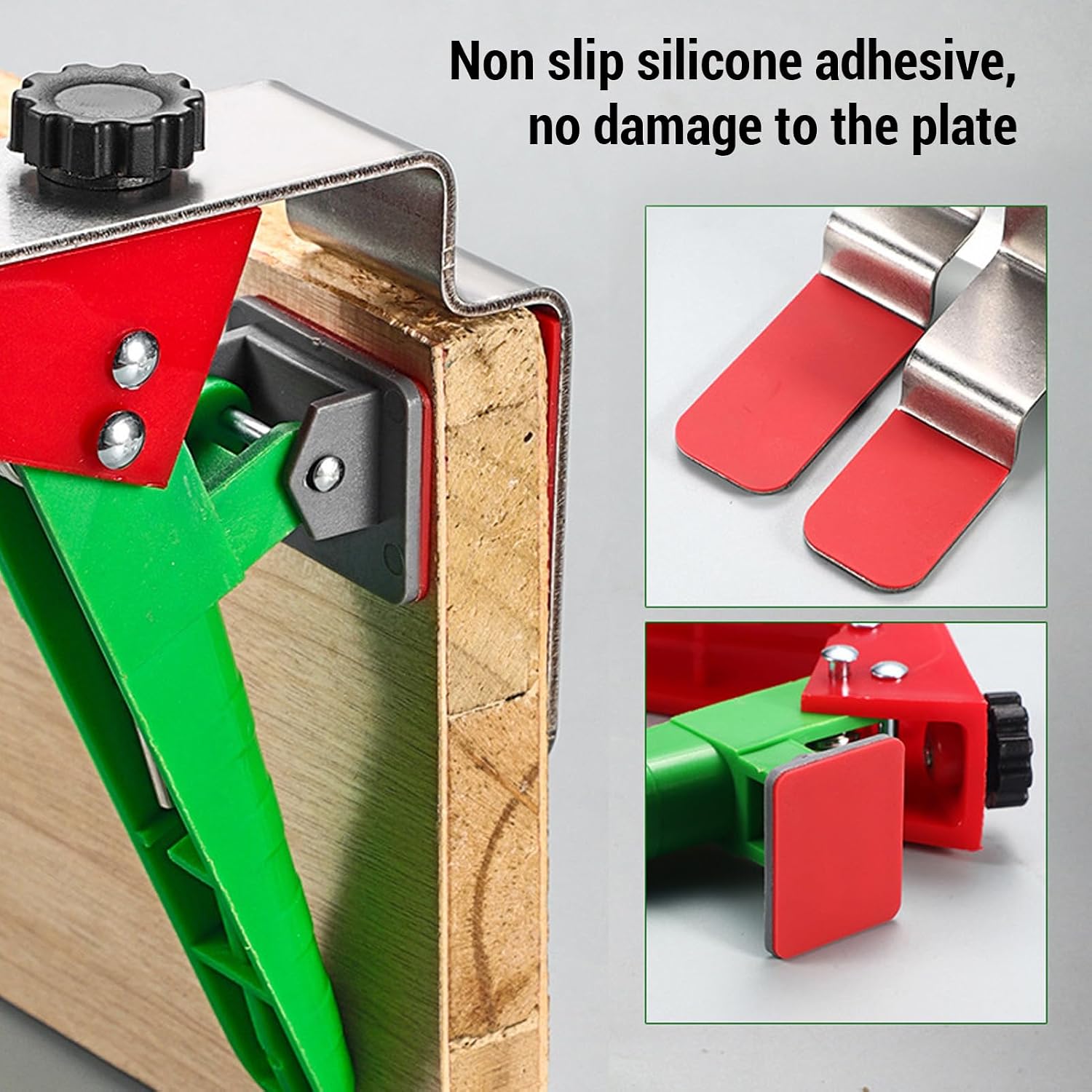 Cabinet Drawer Front Installation Clamps, Stainless Steel Drawer Front Installation Clamps,Woodworking Fixture, Universal Cabinet Jigs for Woodworking Fixture