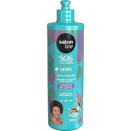 Amazon Com Linha Tratamento Sos Cachos Salon Line Ativador De Cachos Leve 500 Ml Salon Line Treatment Sos Curls Collection Mild Curl Activator 16 91 Fl Oz Beauty Personal Care