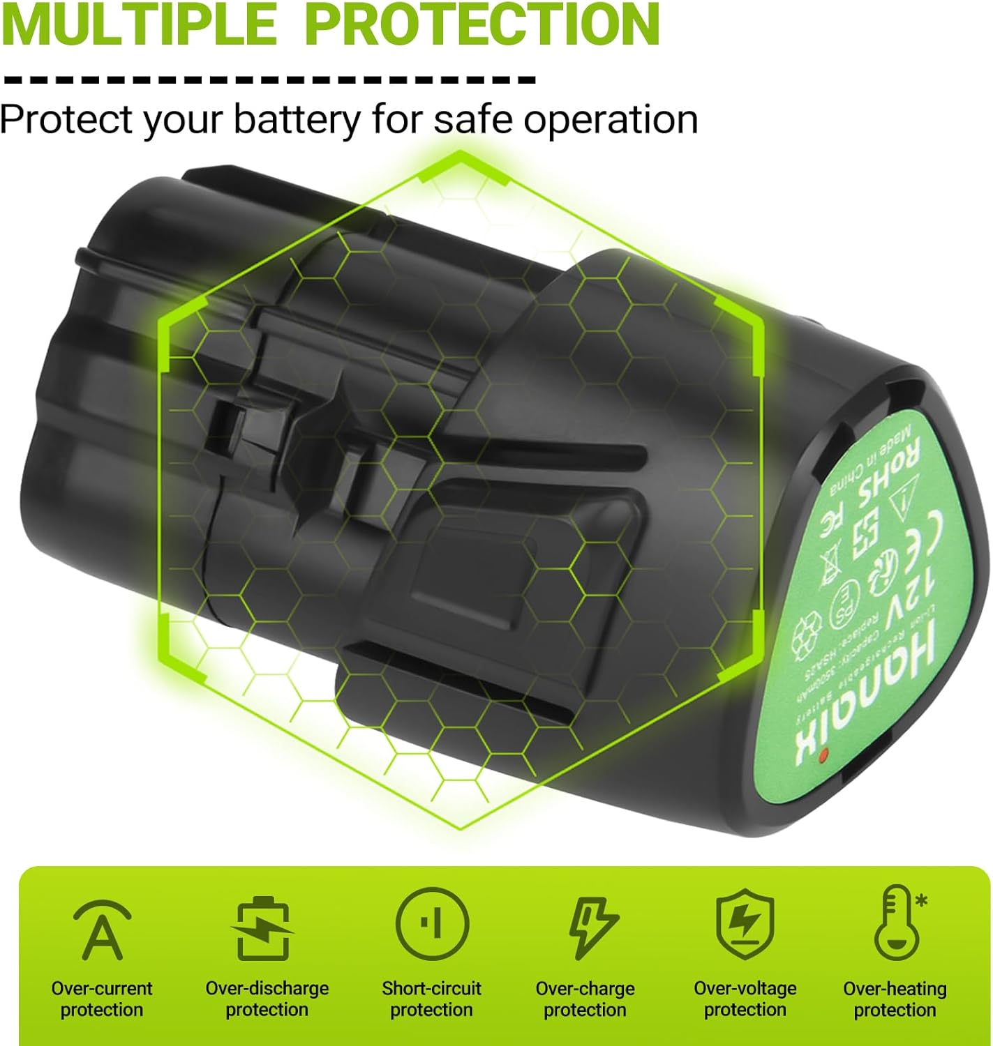 4000mAh Battery Replacement for Craftsman Nextec 12V Battery 11221 9-11221 320.11221 Rechargeable Battery - Image 5