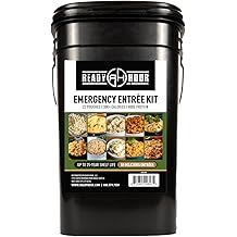 Ready Hour 120 Serving Entree Bucket-Freeze Dried Emergency Food Supply-Survival Meals with Long Shelf Life-Prepper Essentials for Disaster, Camping, Hiking, or Outdoor Use