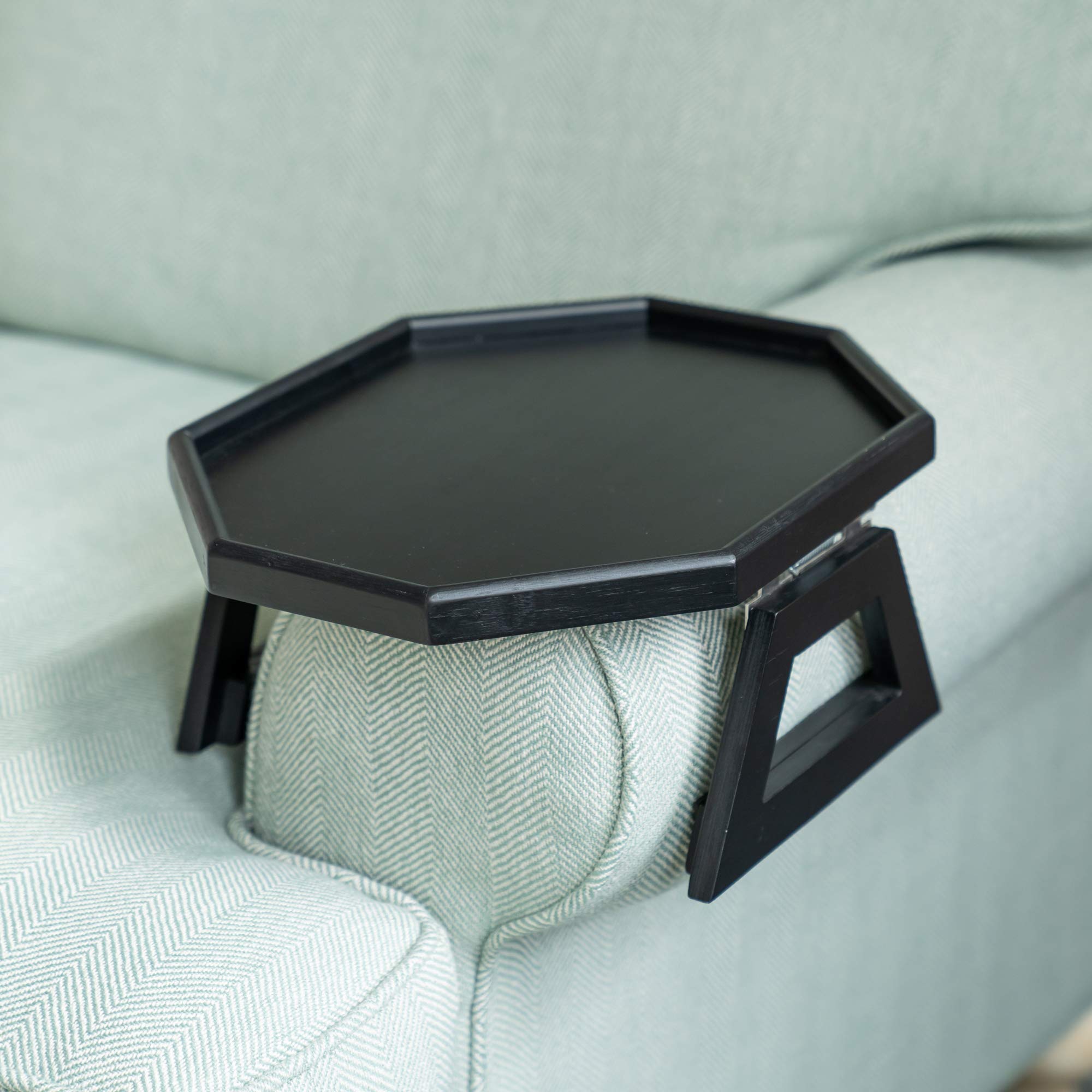 Buy Signature Home Clip On Tray Sofa Table for Wide Couches. Couch Arm