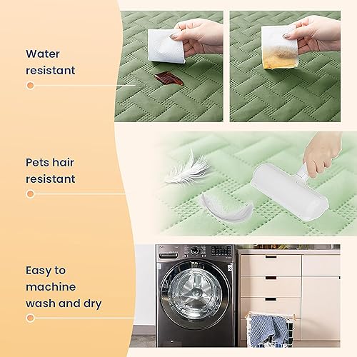 Miniatura 5 de gogobunny Manta impermeable 100 % de doble cara para perro, funda suave para cama de mascotas, reversible, protege muebles, sofá, auto para