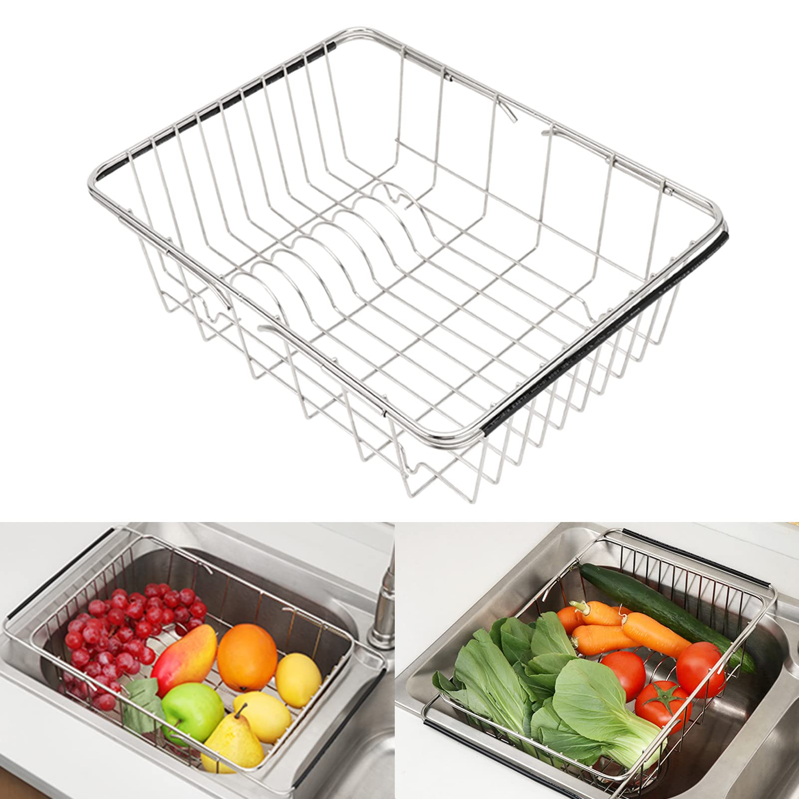 Buy DAYONG Expandable Dish Drying Rack,Adjustable Dish Drainer,Over