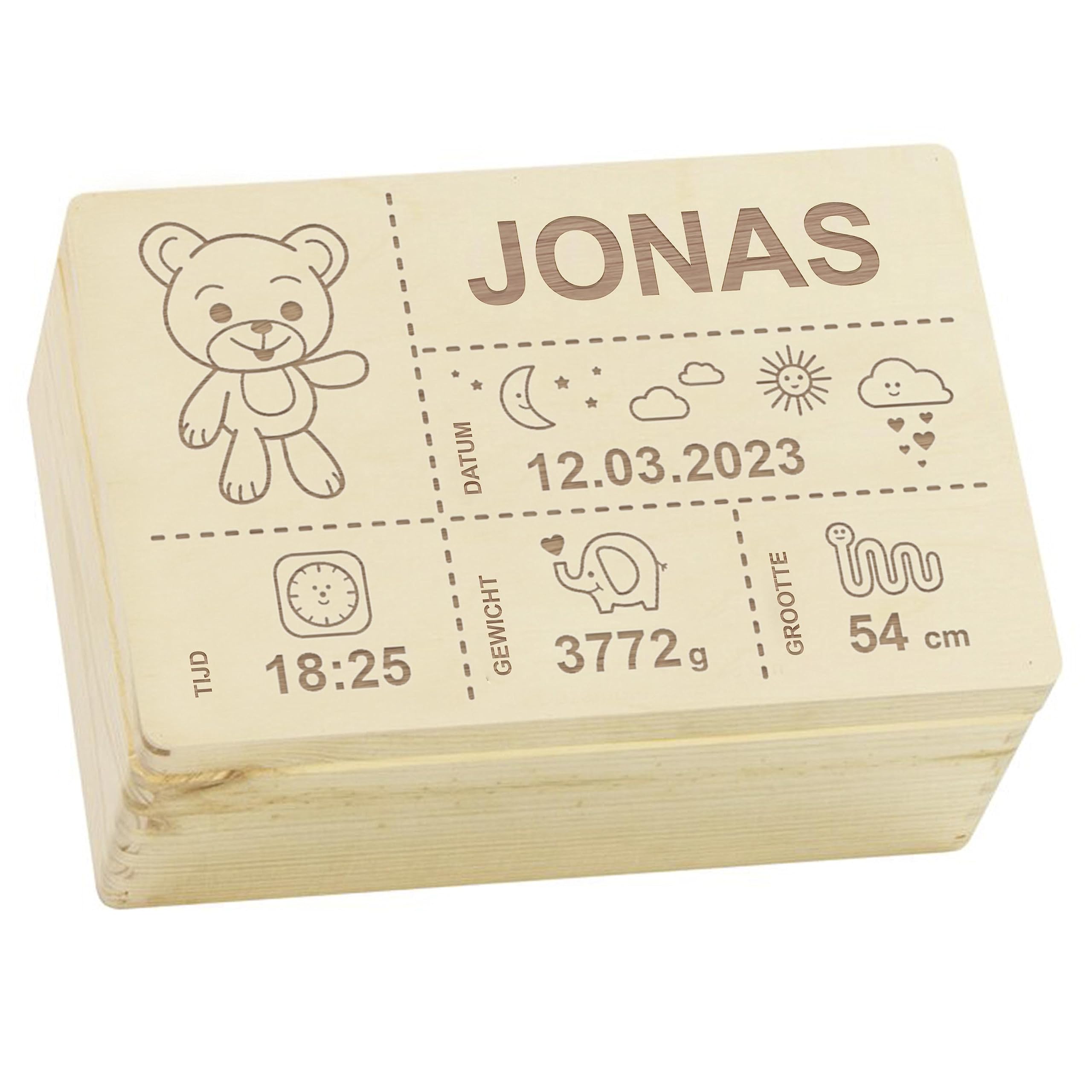 Banz opbergbox onyx/zwart - voor je baby oorkap
