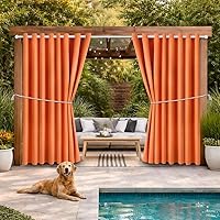 Vista 51 de DIVA EN CAMINO DEC Cortina de patio para exteriores, impermeable, oscurecimiento, con aislamiento térmico, cortinas interiores para dormitorio