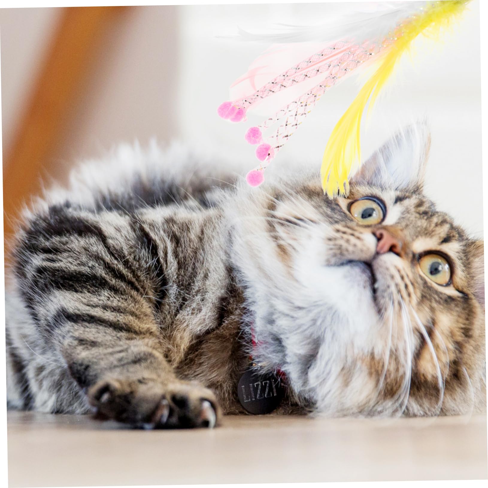 Mipcase 24stücke Teiliges Interaktives Katzen-spielzeugset Mit Und Glockenanhängern Langlebige Plüschspielzeuge Für Indoor-Katzen Stimulierung Von Jagdinstinkten Und Aktiver