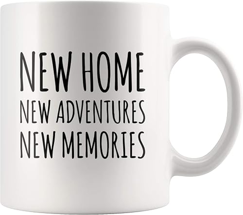 Miniatura 1 de Panvola New Home New Adventures - Taza de café para parejas recién casadas, regalos de inauguración de la casa para parejas recién casadas, regalos