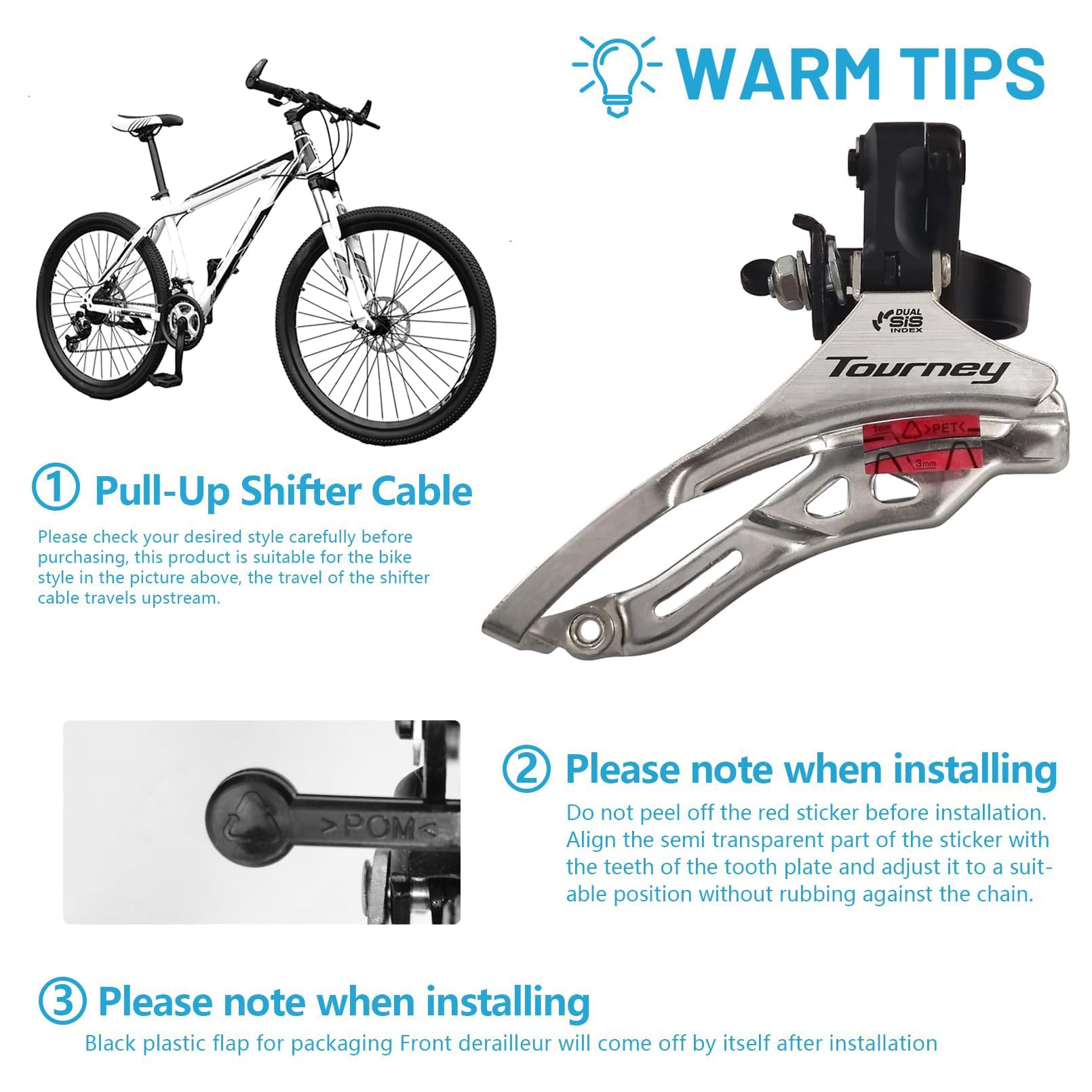 Kit Monoplato Mtb Desviador Delantero Bicicleta Velocidades