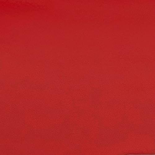 Miniatura 9 de Flash Furniture Taburete de metal para mesa de comedor, taburete de grado comercial Kai rojo sin espalda, silla de comedor apilable de 18 pulgadas,