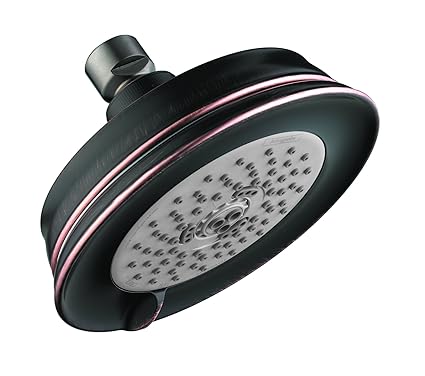 Hansgrohe 04070920 Croma C 100 3-Jet Shower Head, Rubbed Bronze