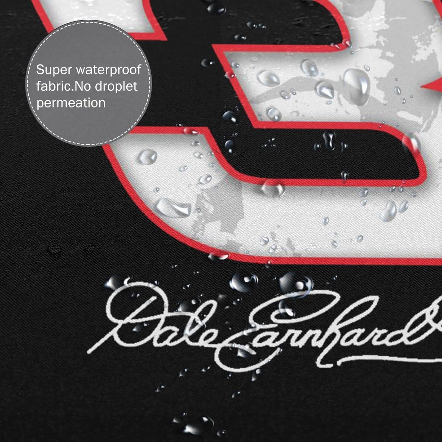 Dale Earnhardt Sr #3 Shower Curtain 72x72in Shower Curtains Bathroom Decor