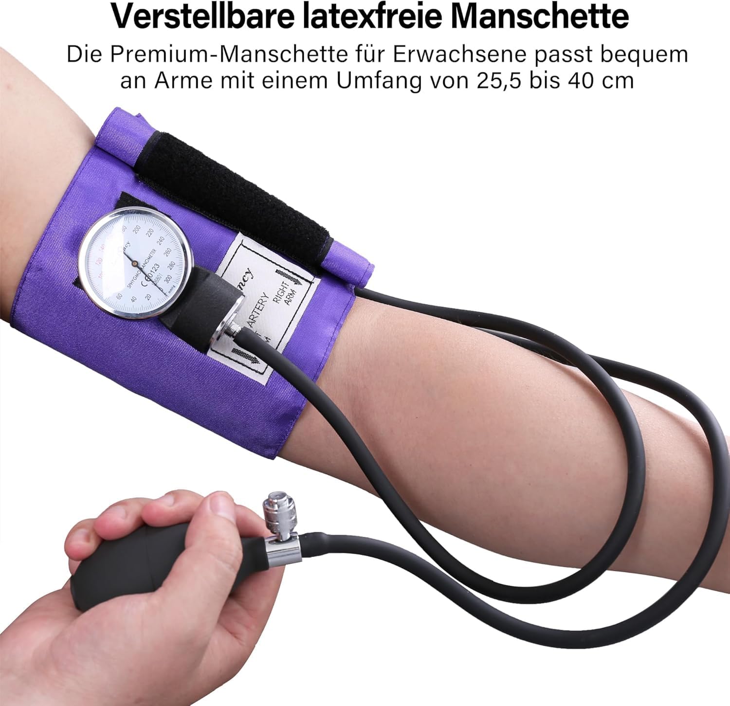 LotFancy Manuelles Blutdruckmessgerät 5-in-1 – M Produktbild-Vorschau 5