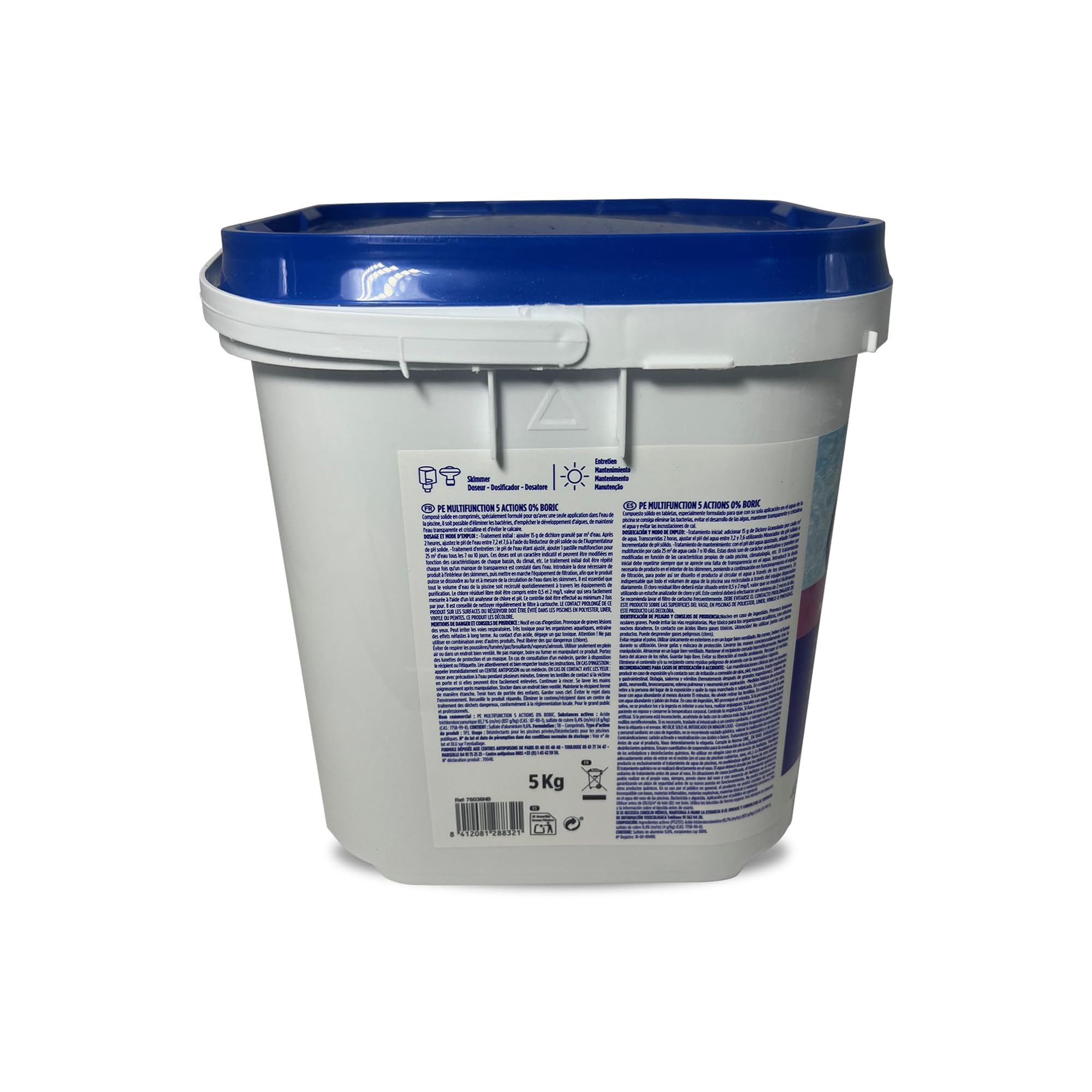 Gre 76036NB - Trattamento 5 Azioni, Zero Borico, Pastiglie da 250gr - 5kg