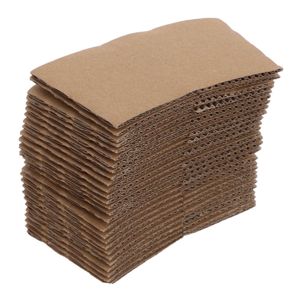 VALICLUD 100 pezzi bicchieri di carta di protezione dal calore, nastri isolanti per bevande calde, caffè, tè, anti-scald, per tazze di carta