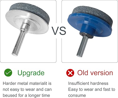 Miniatura 3 de 4 afiladores de cuchillas para cortacésped, afilador universal multiafilado para cortacésped para cualquier taladro eléctrico, taladro manual y