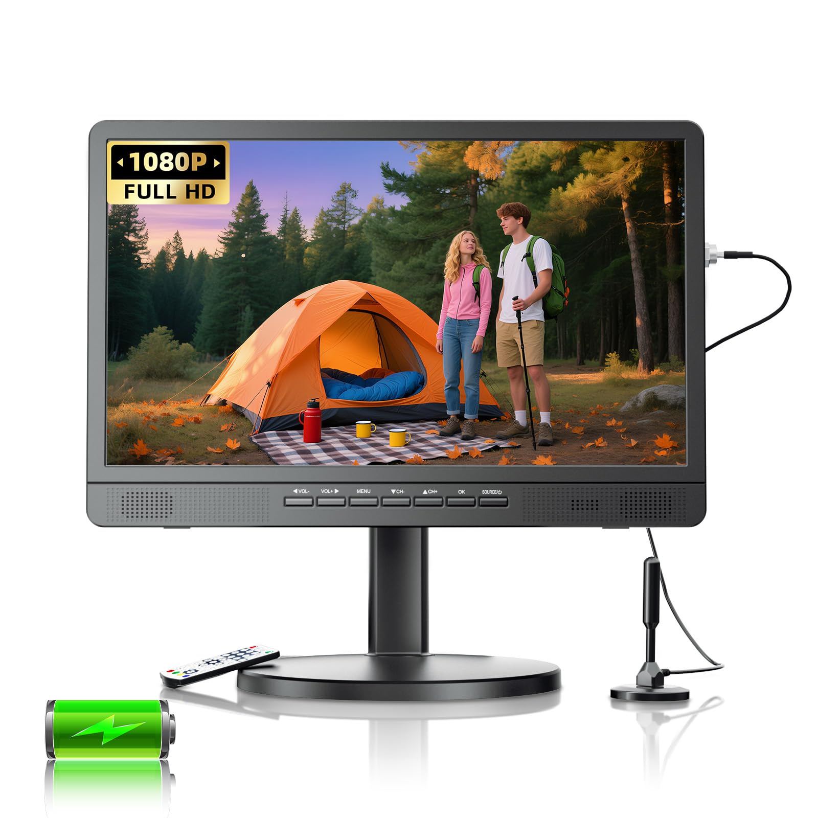 テレビ poporon Amazon.com: Desobry 18.5