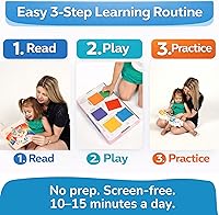 Vista 5 de TOYVENTIVE Libros educativos, tarjetas flash y rompecabezas: regalos de cumpleaños para niños de 1, 2, 3 y 4 años, juguetes de aprendizaje