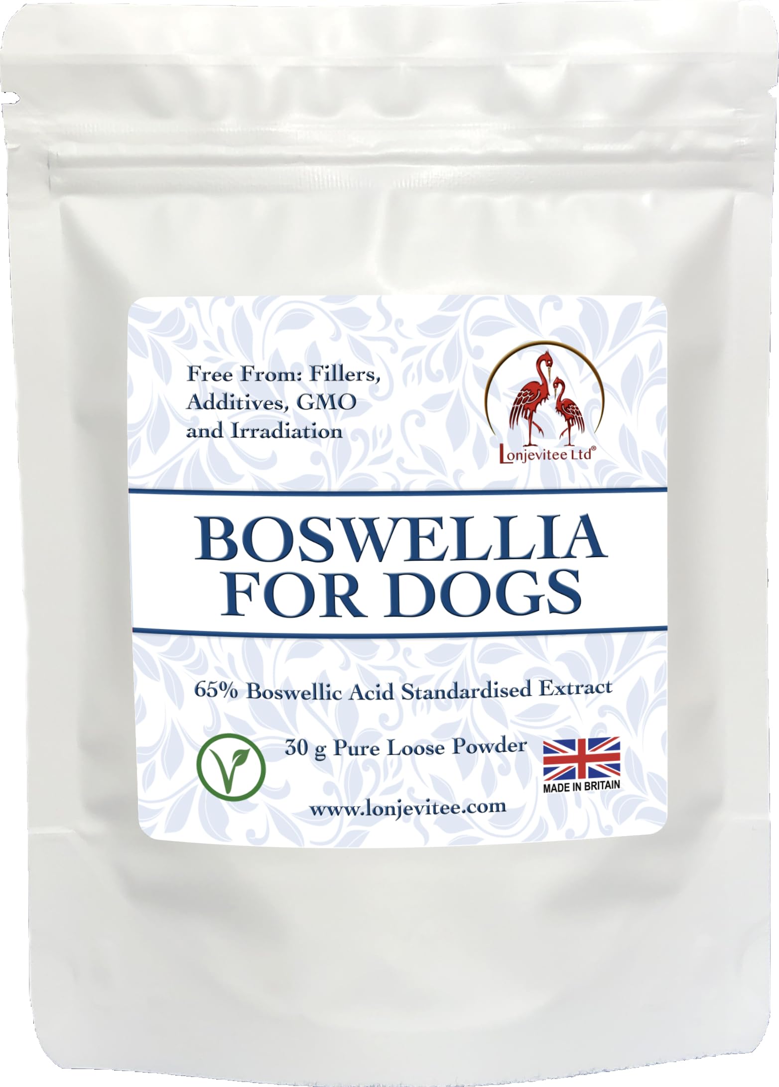 Lonjevitee Boswellia for Dogs 30 g Loose Powder