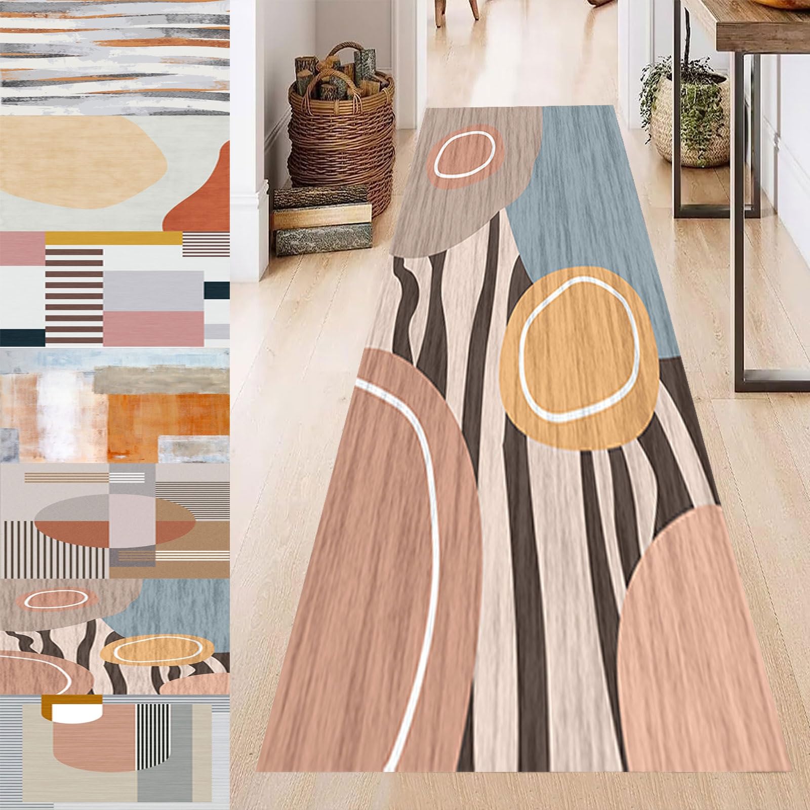 Tapis de cuisine absorbant et coloré pour un couloir propre