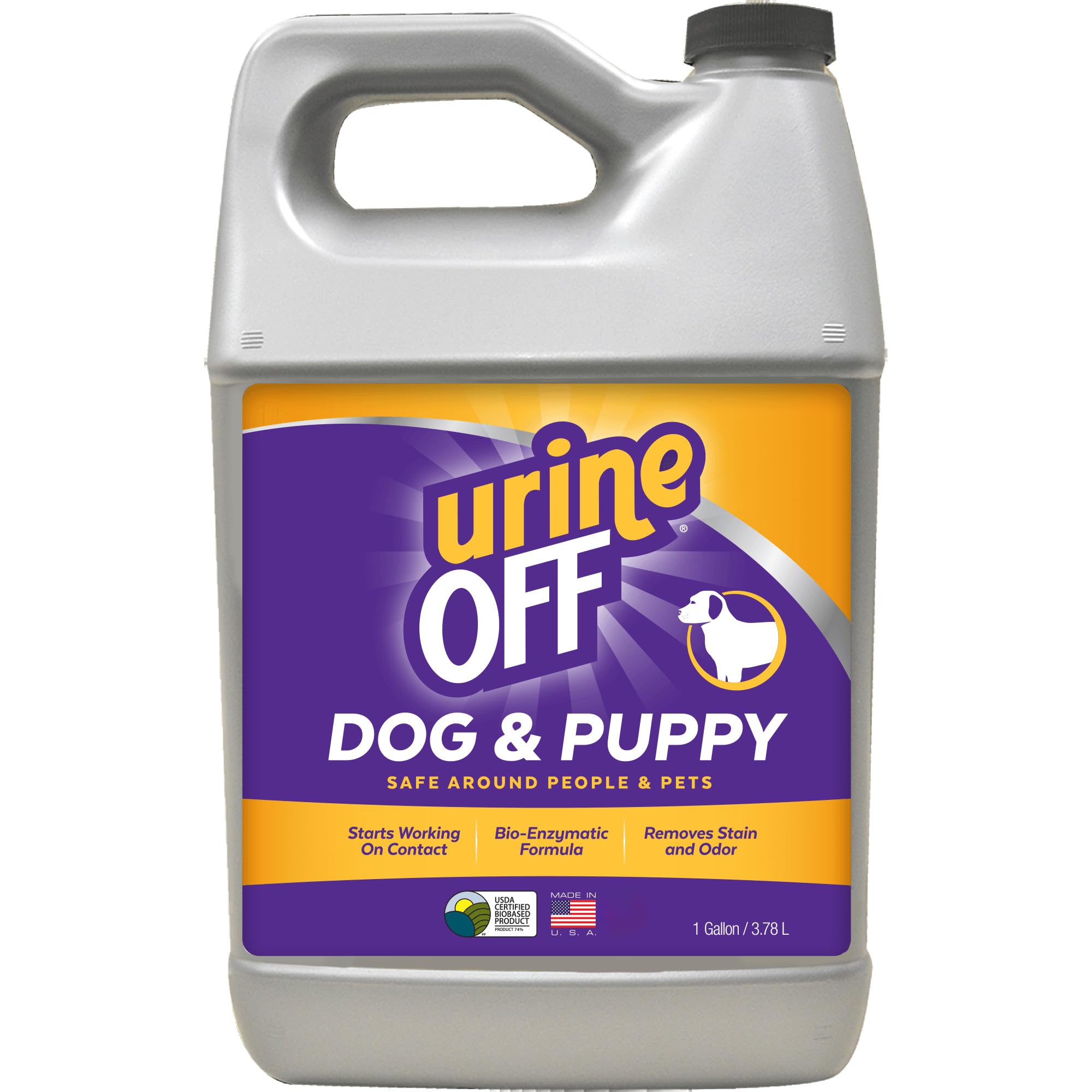 Urine Off Odor and Stain Remover Dog Formula, 1 Gallon