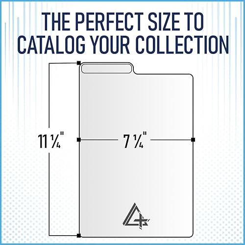 Miniatura 5 de Divisores de cómics grises (paquete de 10)  Divisores de plástico, divisor de cajas de cómics, separadores de estantes para libros, divisores para