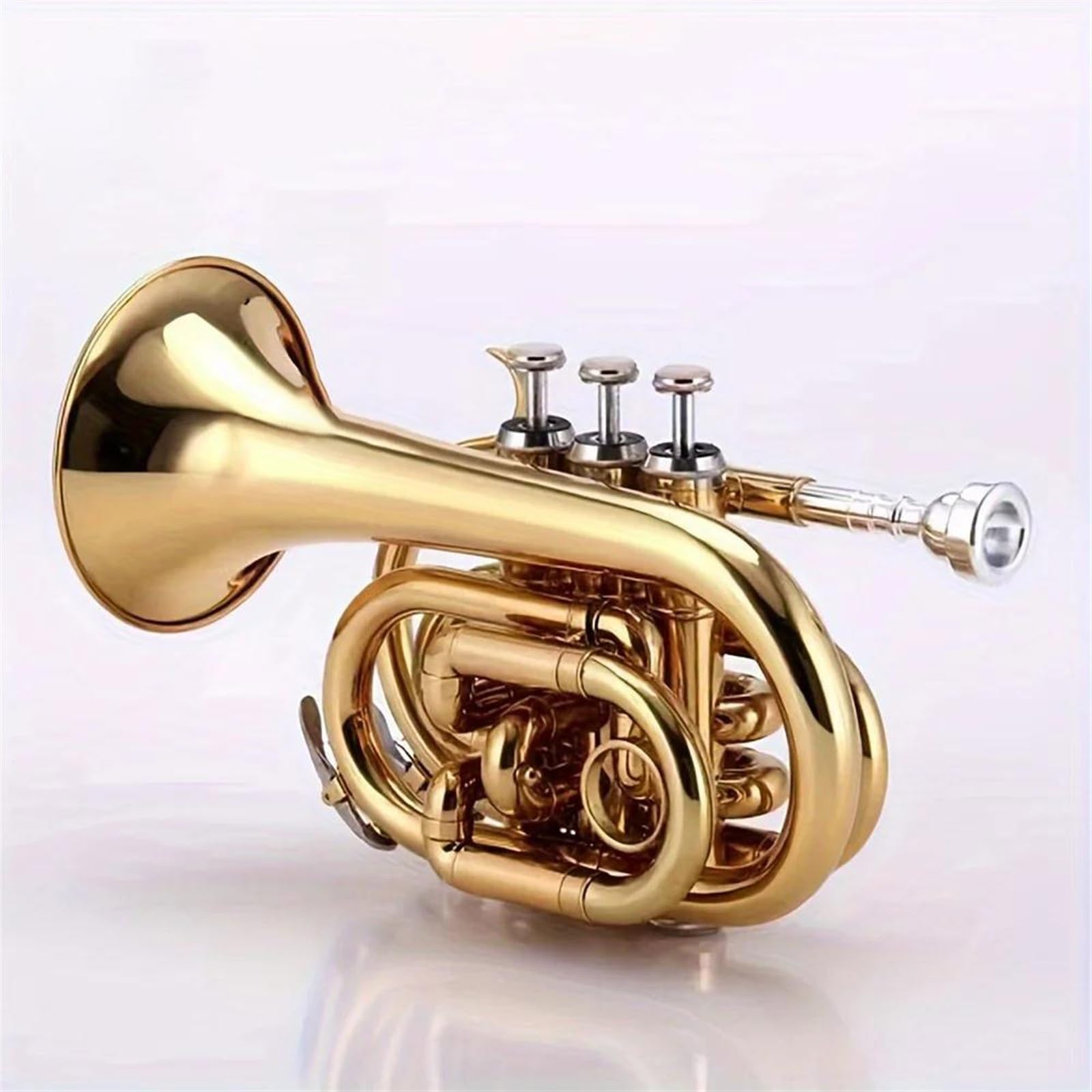 początkujących trąbka Trąbka Kieszonkowa Trąbka B-dur Numer Kieszonkowy Profesjonalna Trąbka Instrument Muzyczny Początkujący Przenośny