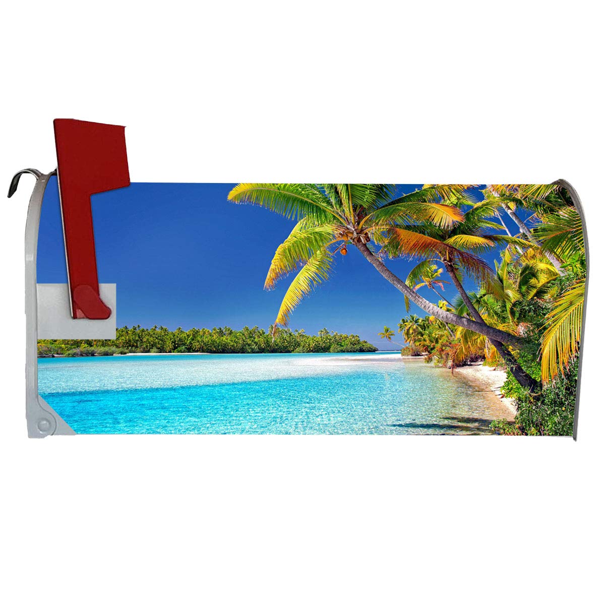 VWAQSummer Mailbox Covers Magnetic Ocean - Tropical Beach Decoration - MBM10