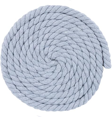 Miniatura 28 de West Coast Paracord - Cuerda de algodón natural trenzada de 3 hebras, 1/4, 1/2, 5/8, 3/4 y 1 pulgada de diámetro, 10, 25, 50, 100 pies