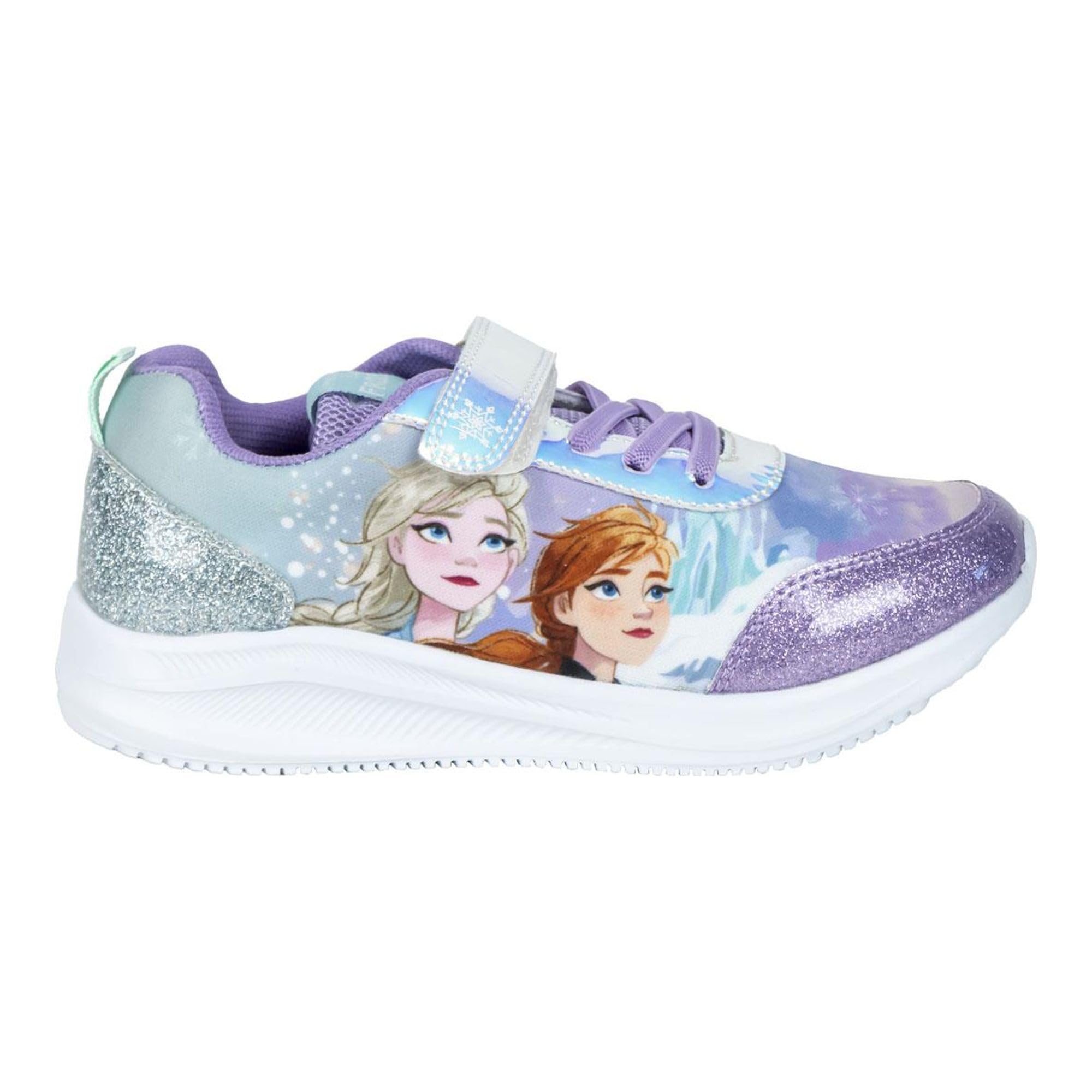 CERDÁ LIFE'S LITTLE MOMENTS Eva Frozen Lightweight Sole Sneakers for Girls, Lilac, 13 UK Child