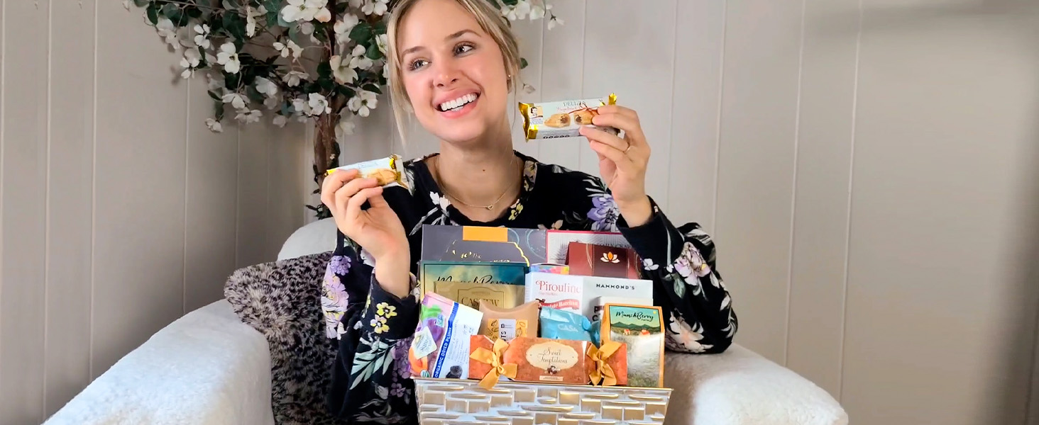 Broadway Basketeers Sympathy Gift Basket Deluxe, Condolences Gifts for Loss, Bereavement or Kosher Shiva, Food Care Package for Delivery With Snacks & Sweets