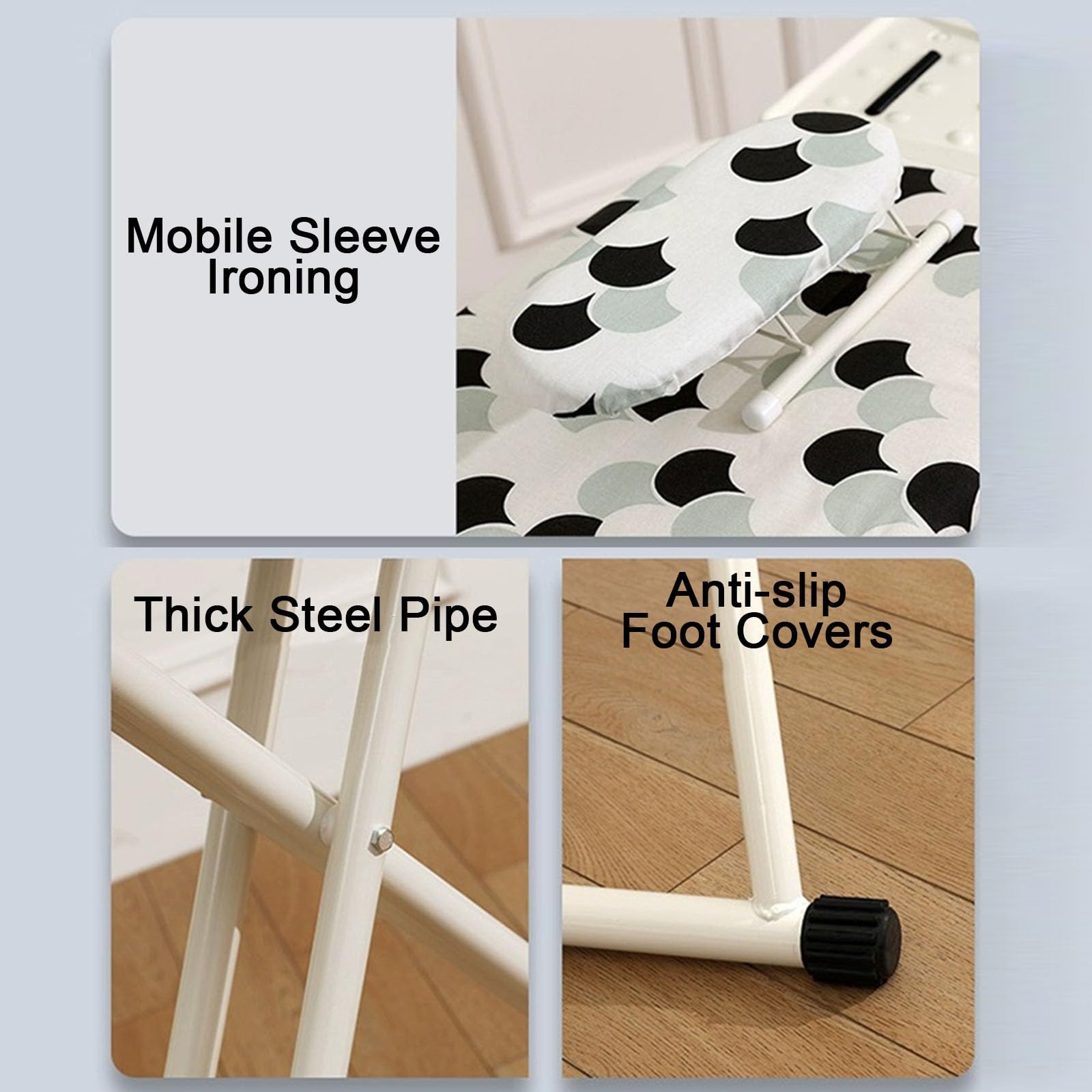 Tablas de Planchar, Tabla de Planchar clásica, Tablas de Planchar Que ahorran Espacio y Son lo último en Tablas de Planchar con cómodo Soporte para Plancha, Patas de Acero Reforzado y