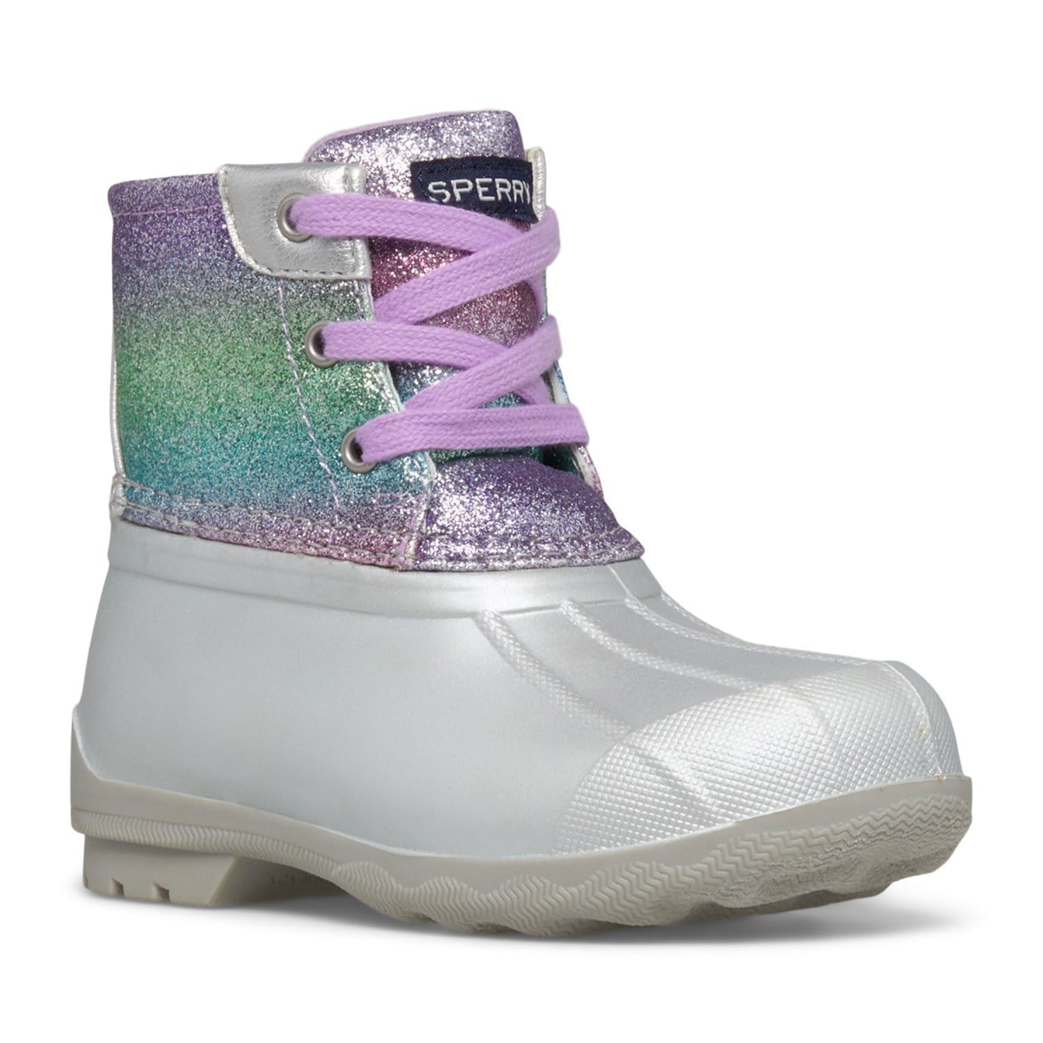 Sperry Boy's Port Boot (Little Toddler/Big Kid) Water Shoe, Multi Shimmer, 11