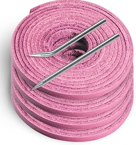 Miniatura 8 de Yeesio Softball Baseball Glove Lace, Mitt Lace Repair Kit Includes 2 Leather Laces and Lacing Needle for Catcher's Glove