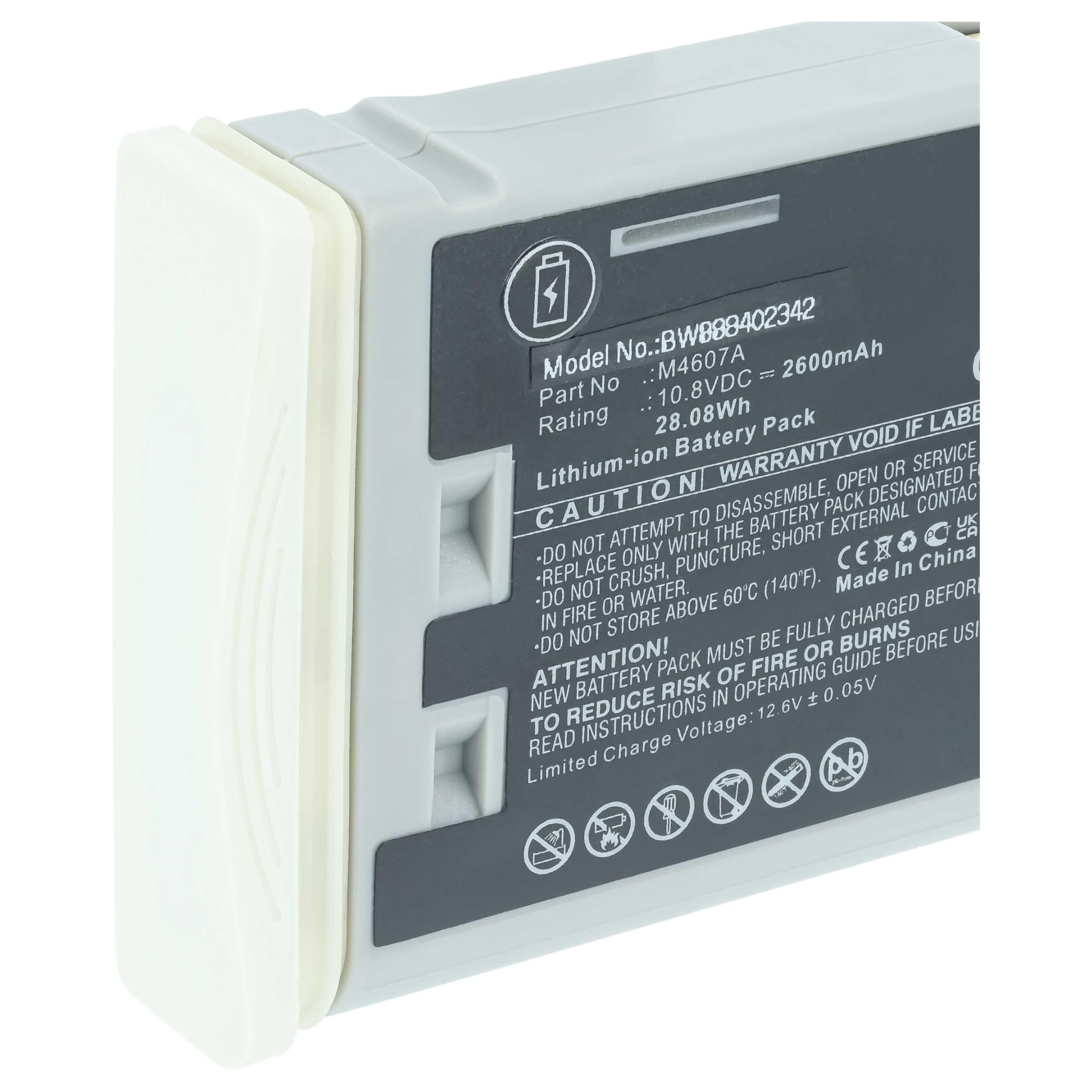 vhbw batteria sostituisce Philips per strumentazione medica (2600mAh, 10,8V, Li-Ion)