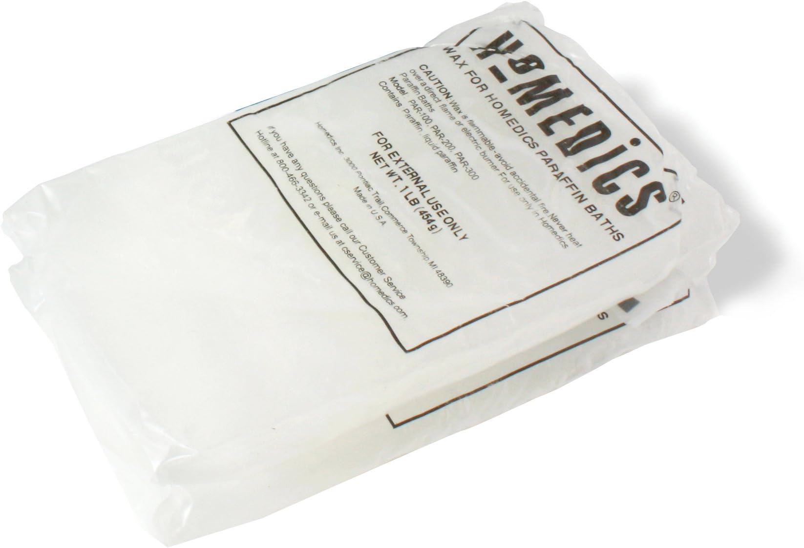 HoMedics ParaSpa Paraffin Wax Refill, PARWAX, 2 lb