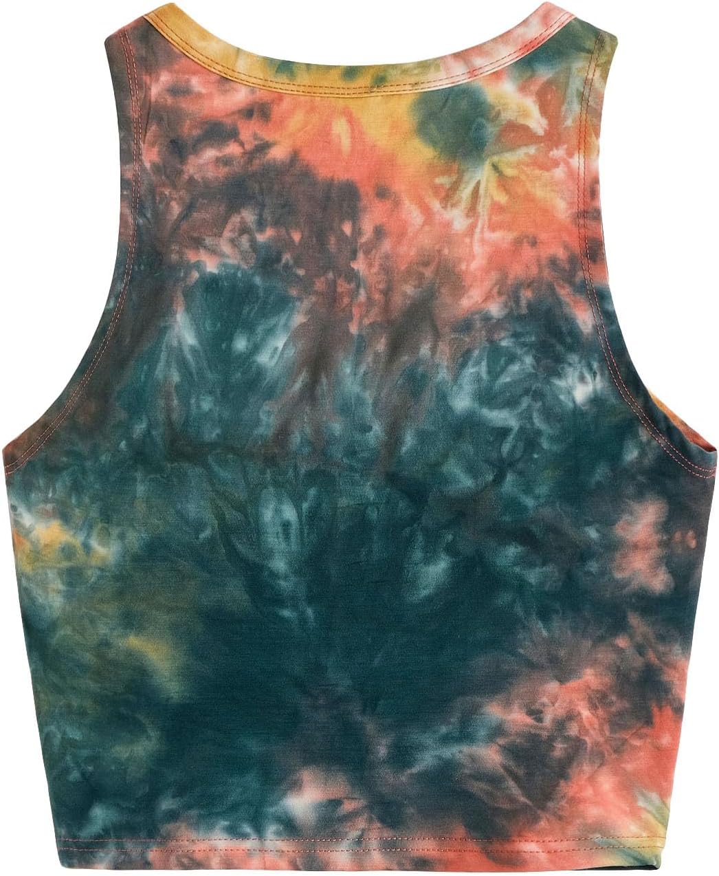 SweatyRocks Women's Casual Sleeveless Round Neck Workout Crop Tank Top Shirts - Image 3