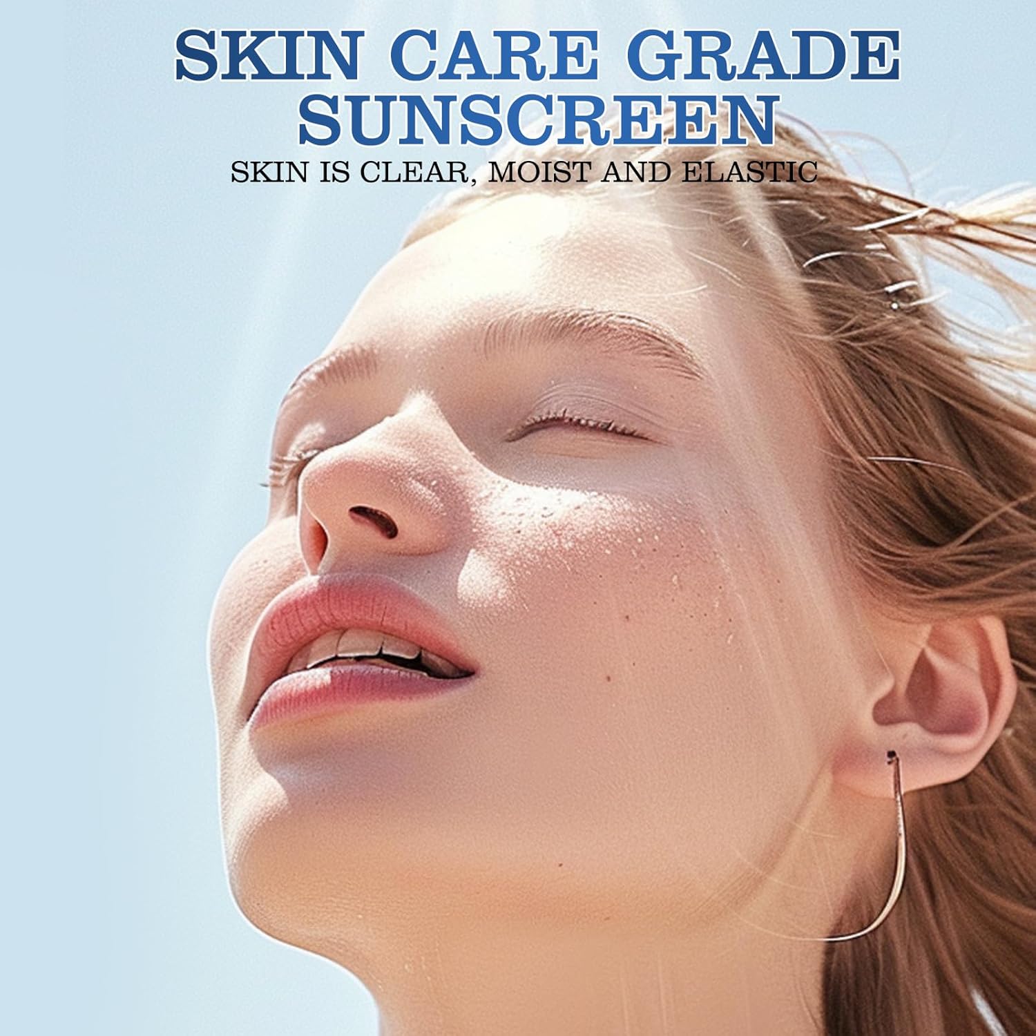 Sunscreen for Face, UV Defense Hydro Calming Sunscreen, SPF 50+, with Vitamin C, Moisturizing Daily Protection for Sensitive Skin, 1.7 Fl Oz - Image 4